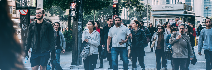 people walking on street